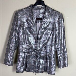 Miriam Ocariz Silver Jacket